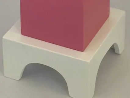 Pink tower base