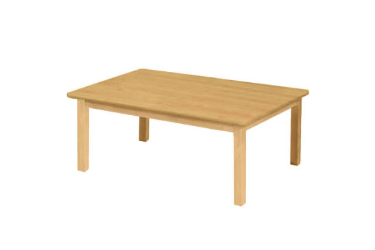 Montessori Square Table – Low Height (70 × 70 × 55 cm)