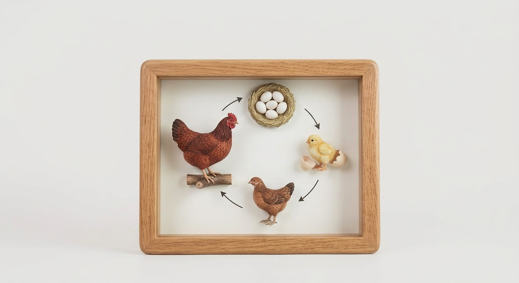 Hen life cycle